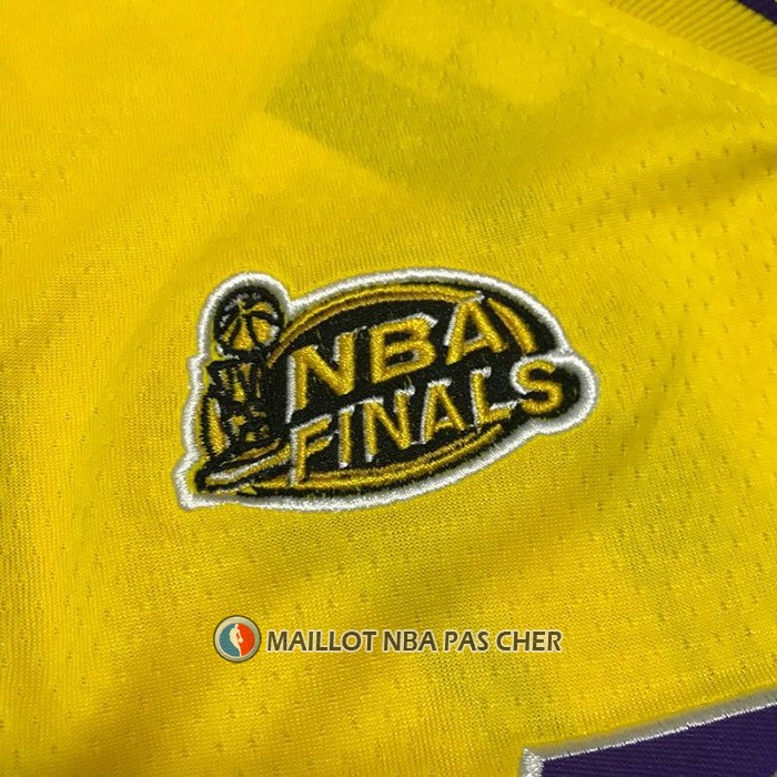 Maillot Los Angeles Lakers Kobe Bryant NO 8 Icon 1999-00 Finals Bound Jaune